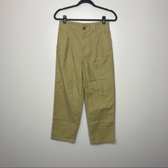NWT MADEWELL Moleskin Pleated Balloon Pants 25 - Picture 1 of 6